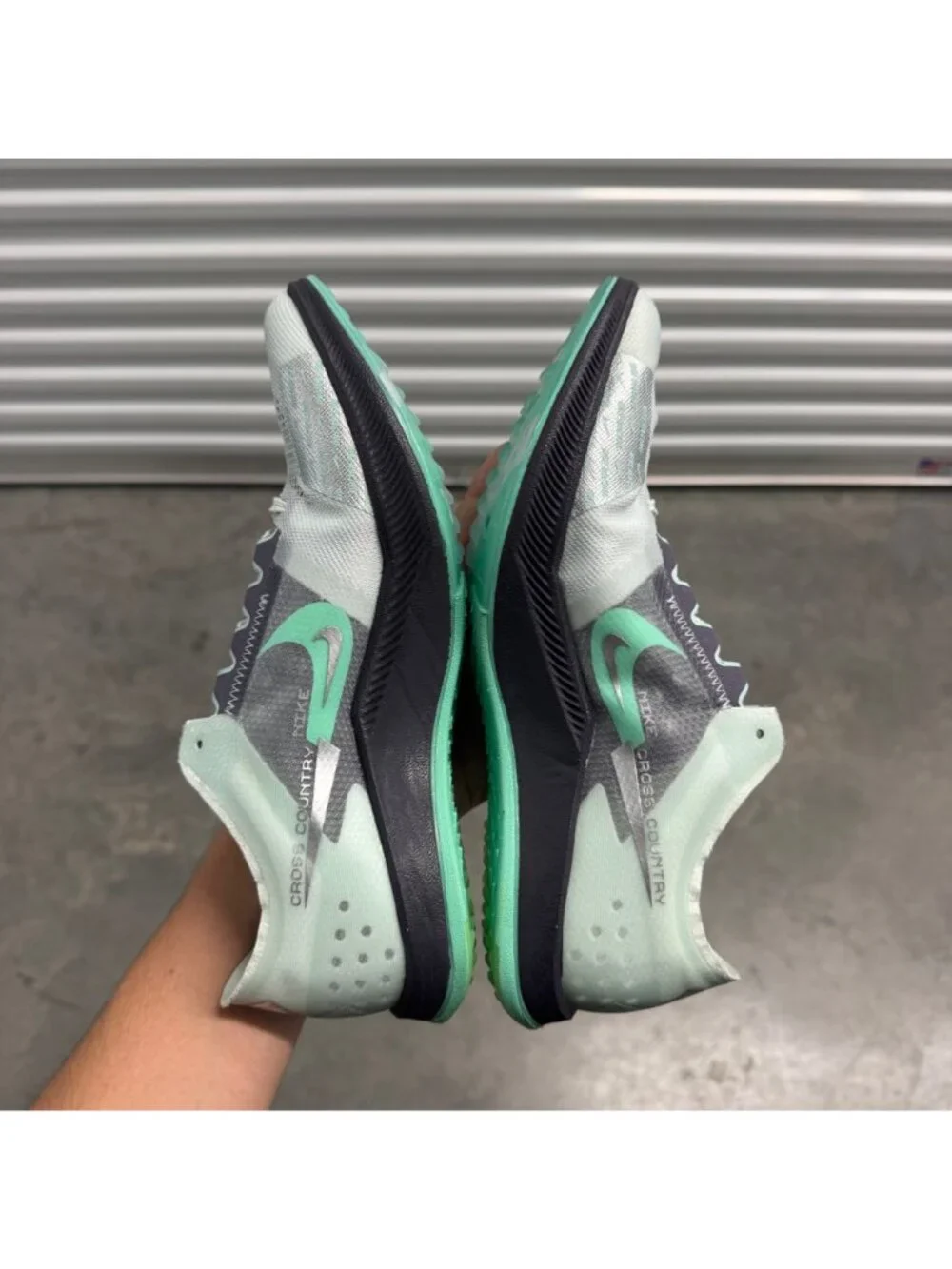 Nike Zoom Dragonfly XC Cross Country Track Spikes Men's 8 Green DX7992-300